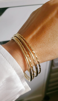 18K Gold Filled Bangle Bracelet - view 7