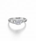 Sterling Silver Engagement Ring - view 4