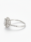 Sterling Silver Promise Engagement Ring - view 3