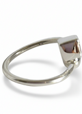 Sterling Silver Square Sphere Geometric Ring - view 5