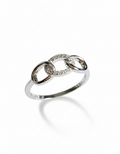 Sterling Silver Chain Ring - view 3