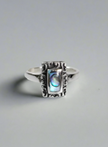 Sterling Silver Bali Abalone Ring - view 5