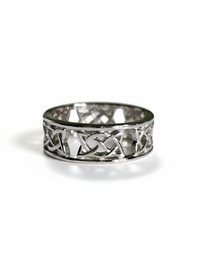 Sterling Silver Celtic Unisex Ring - view 3