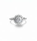 Sterling Silver Promise Engagement Ring - view 7