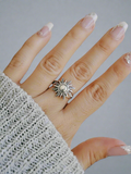 Sterling Silver Sun Rays Ring - view 2