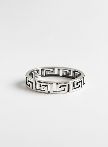 Sterling Silver 925 Aztec Band