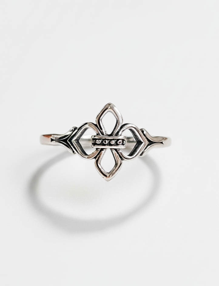 Sterling Silver Fleur de Lis Ring