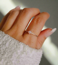 Sterling Silver Natural Pink Mother of Pearl Ring - view 2