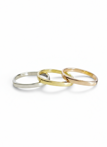 Sterling Silver 925, Gold, Rose Gold Ring