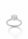 Sterling Silver Engagement Bride, Anniversary Ring