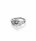 Sterling Silver Claddagh Celtic Ring - view 5