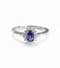 Sterling Silver 925 Tanzanite Ring