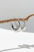 Large Sterling Silver Hoop Earrings