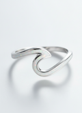 Sterling Silver White Opal Wave Ring - view 5