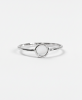Sterling Silver Dainty Open Circle Ring