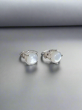 Sterling Silver 925 Mother of Pearl Studs Earrings - view 2
