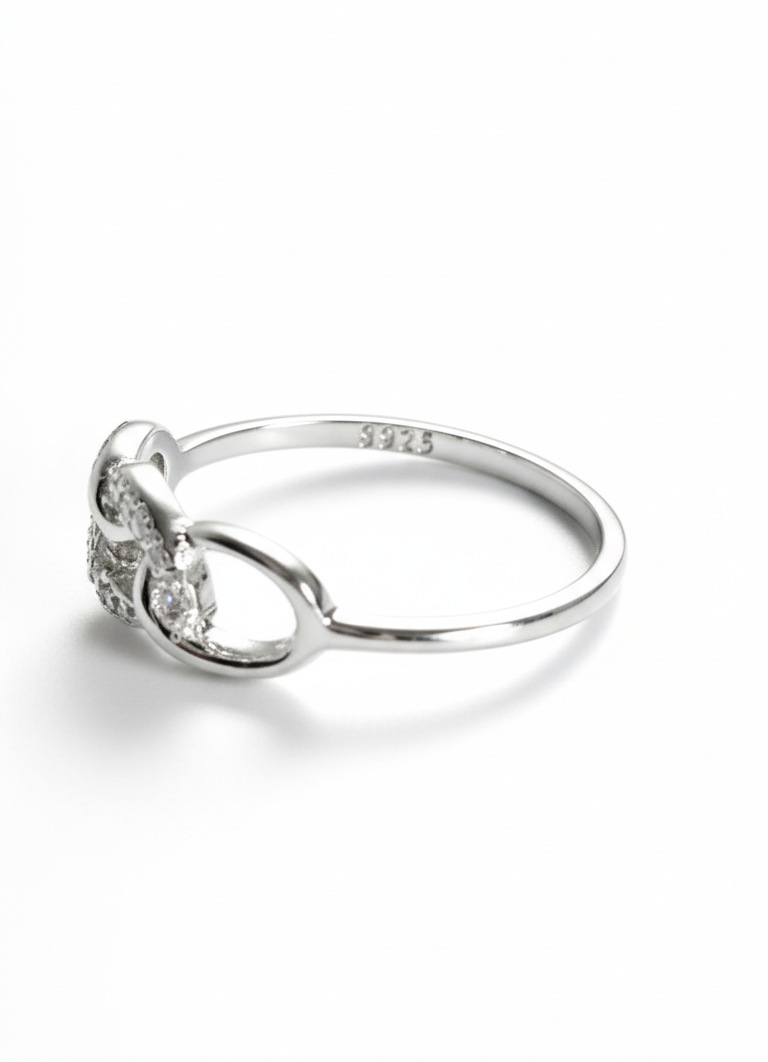 Sterling Silver Chain Ring - view 5