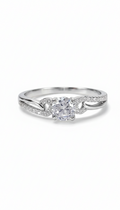 Sterling Silver Engagement Ring