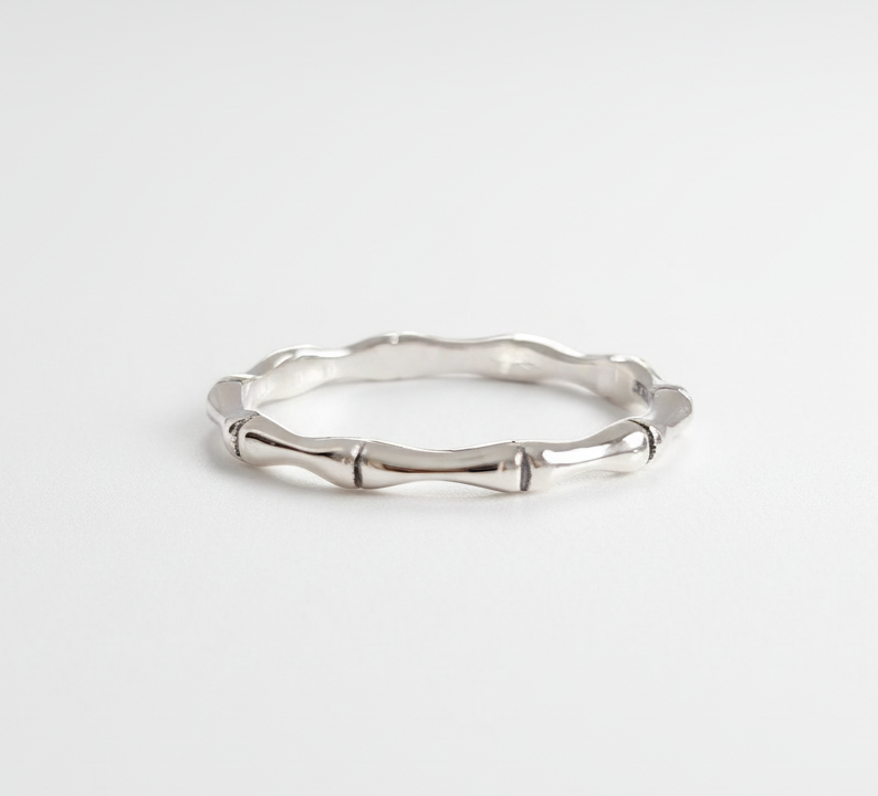 Sterling Silver Bamboo Ring