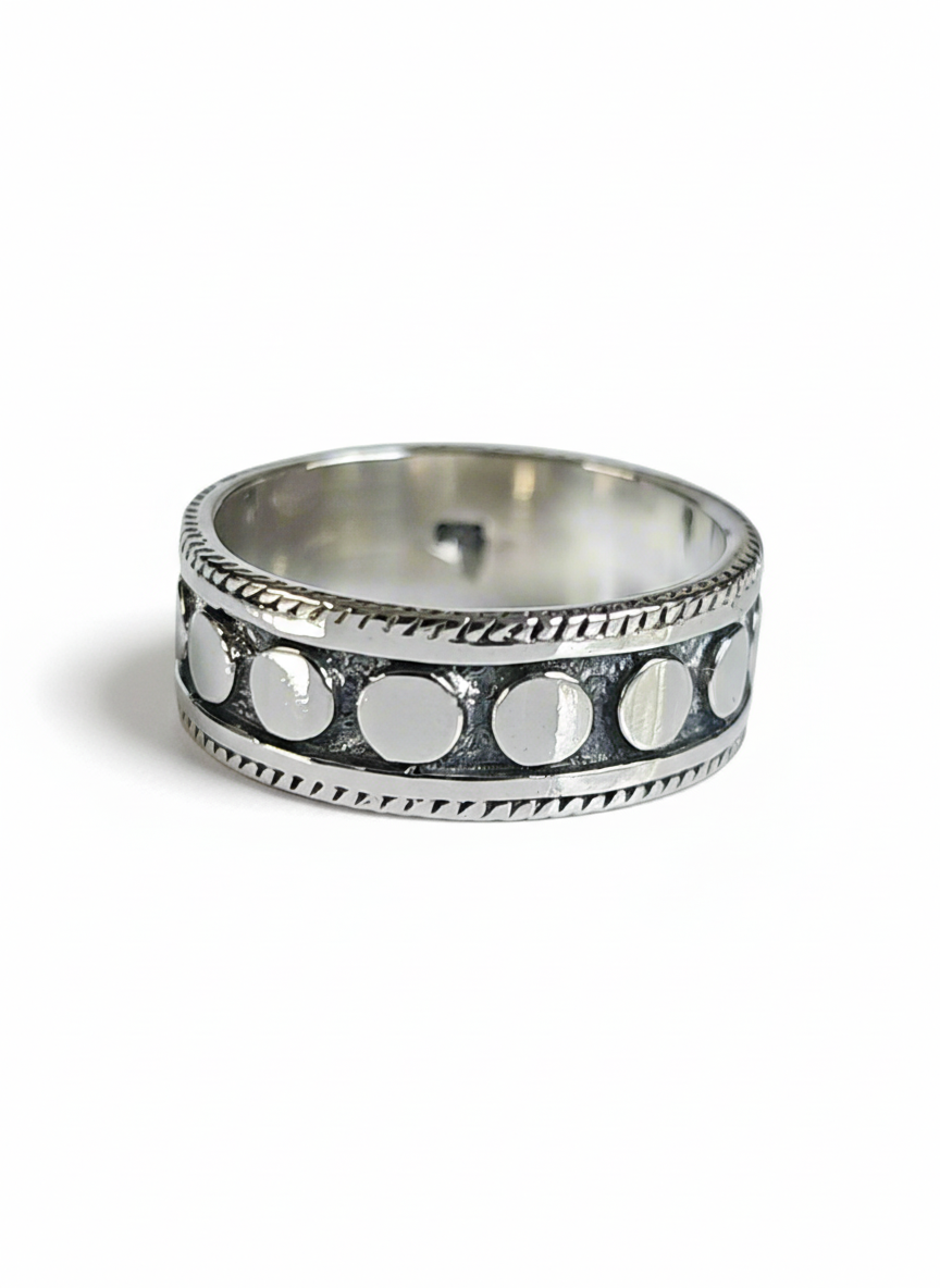 Sterling Silver 925 Unisex Bali Ring