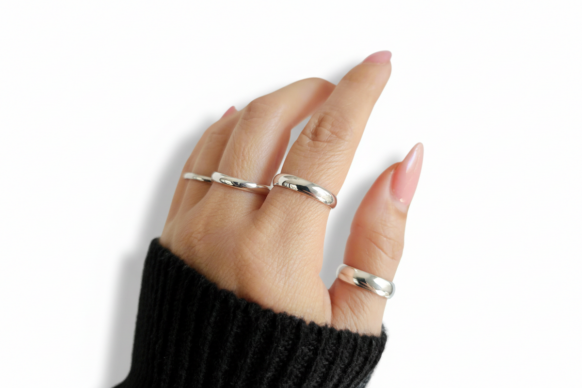 Sterling Silver 925 Bands 2mm to 9mm Ring