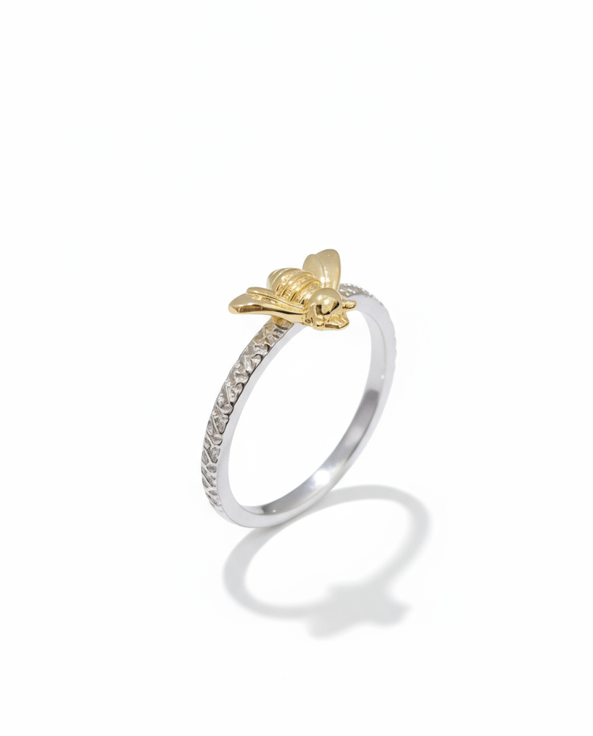 Sterling Silver Bumblee Ring - view 6