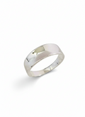 Sterling Silver 925 Small Concave Ring