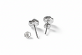 Sterling Silver 925 Natural Pearl Stud Earrings - view 3