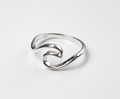 Sterling Silver Rolling Wave Ring - view 3