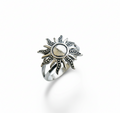 Sterling Silver Sun Rays Ring