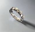 Sterling Silver Hand of Fatima Hansa Protection Amulet Ring - view 5