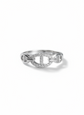Sterling Silver Statement Chain Ring