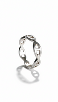 Sterling Silver Mariner Link Chain Ring - view 5