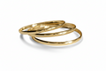 Gold Bangle Stack Bracelet Set of 7 - view 2