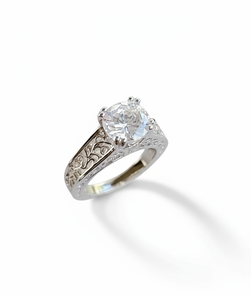 Sterling Silver 925 Vintage Statement Ring - view 7