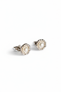 Sterling Silver 925 Natural Pearl Stud Earrings