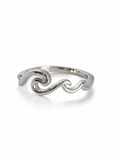 Sterling Silver 925 Rolling Wave Ring