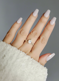 Sterling Silver Mother of Pearl Claddagh Ring - view 6