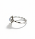 Sterling Silver Rainbow White Opal Ring - view 3