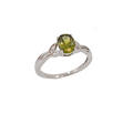 Sterling Silver Peridot Celtic Ring