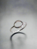 Sterling Silver Adjustable Toe Halo Ring - view 6