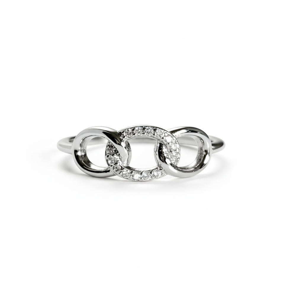 Sterling Silver Chain Ring