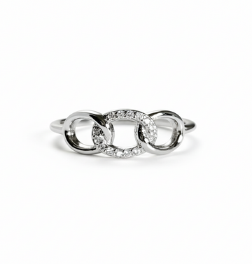 Sterling Silver Chain Ring