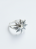 Sterling Silver Sun Rays Ring - view 3