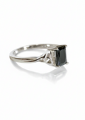 Sterling Silver Onyx Celtic Ring - view 3