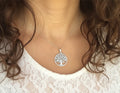 Sterling Silver Tree of Life Spiritual Charm Pendant Necklace - view 2