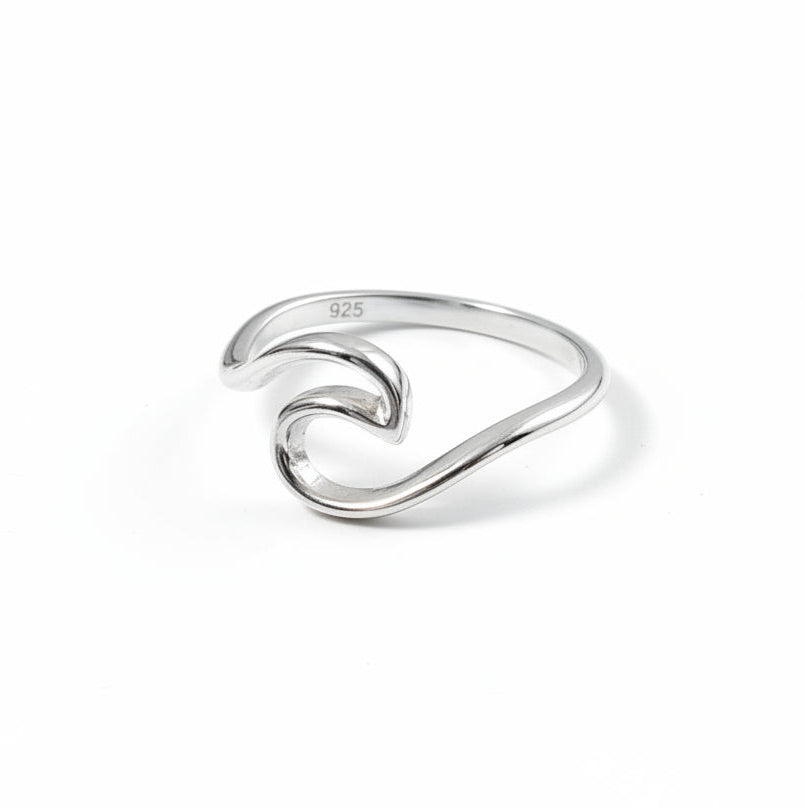 Sterling Silver Rolling Wave Ring