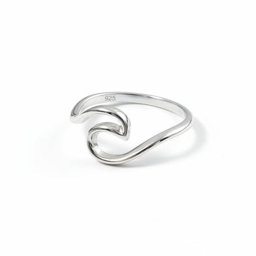 Sterling Silver Rolling Wave Ring