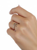 Sterling Silver Rolling Wave Ring - view 6