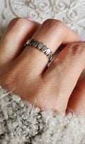 Sterling Silver Hand of Fatima Hansa Protection Amulet Ring - view 6